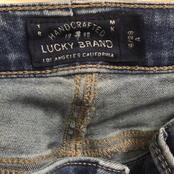 Lucky brand size 6 skinny jeans - Picture 2 of 4
